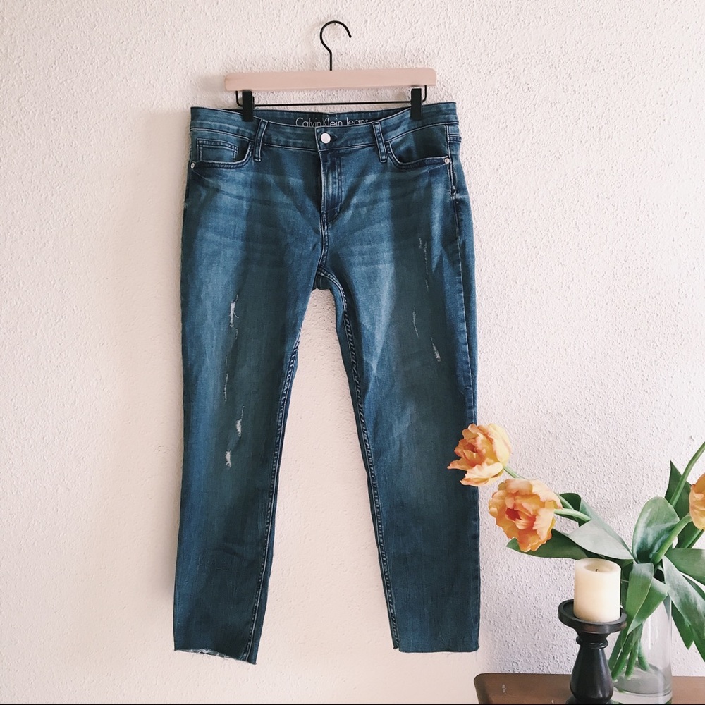 Calvin Klein Skinny Ankle Jeans | 10